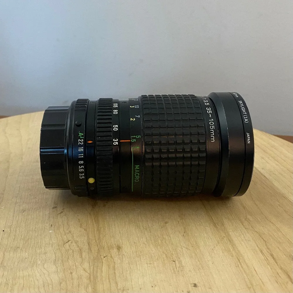 SMC PENTAX-A 35-105mm f/3.5 MACRO Zoom MF Lens PK Mount Vintage Open Box